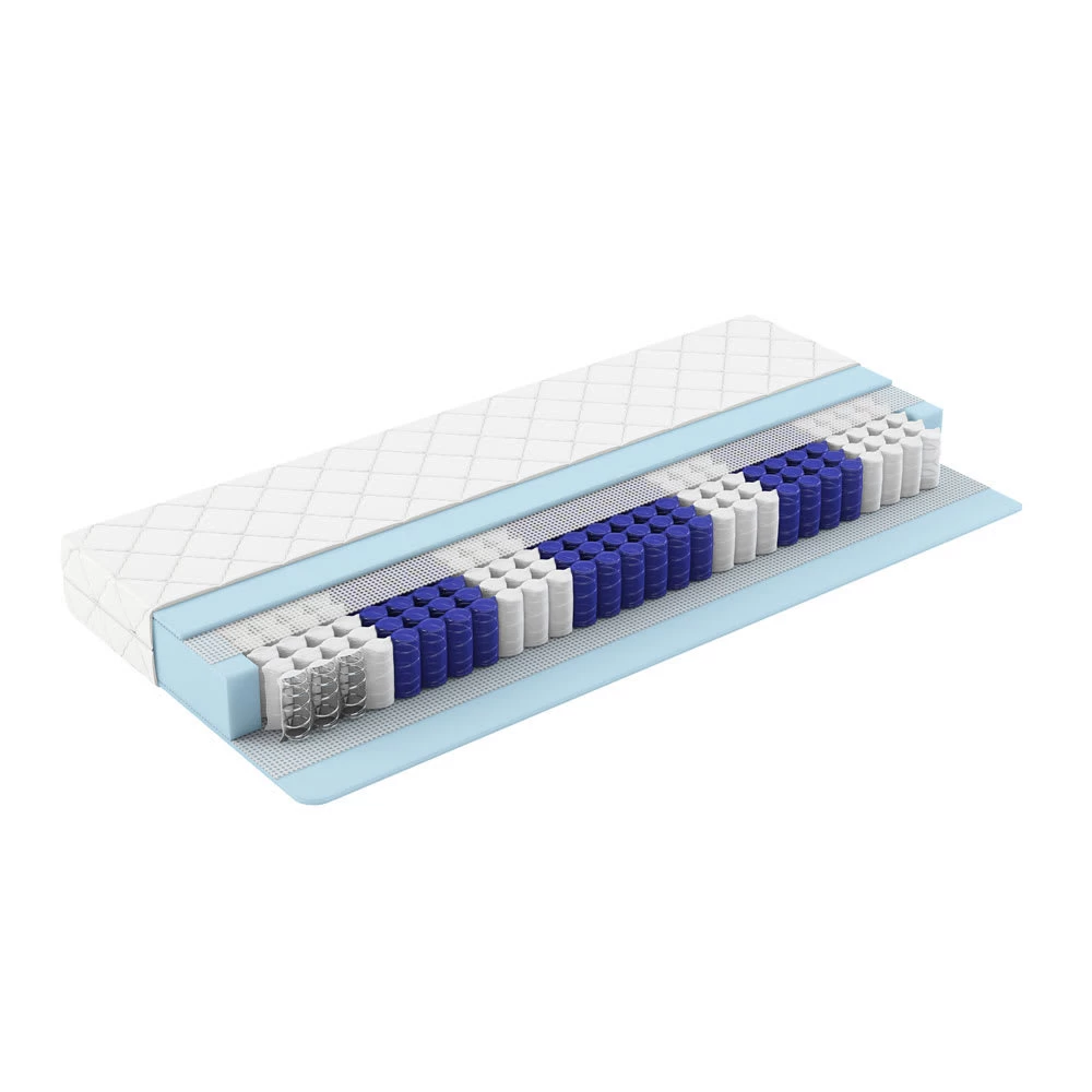 Taschenfederkernmatratze Köln In Weiß, Härtegrad 4 – Bild 4