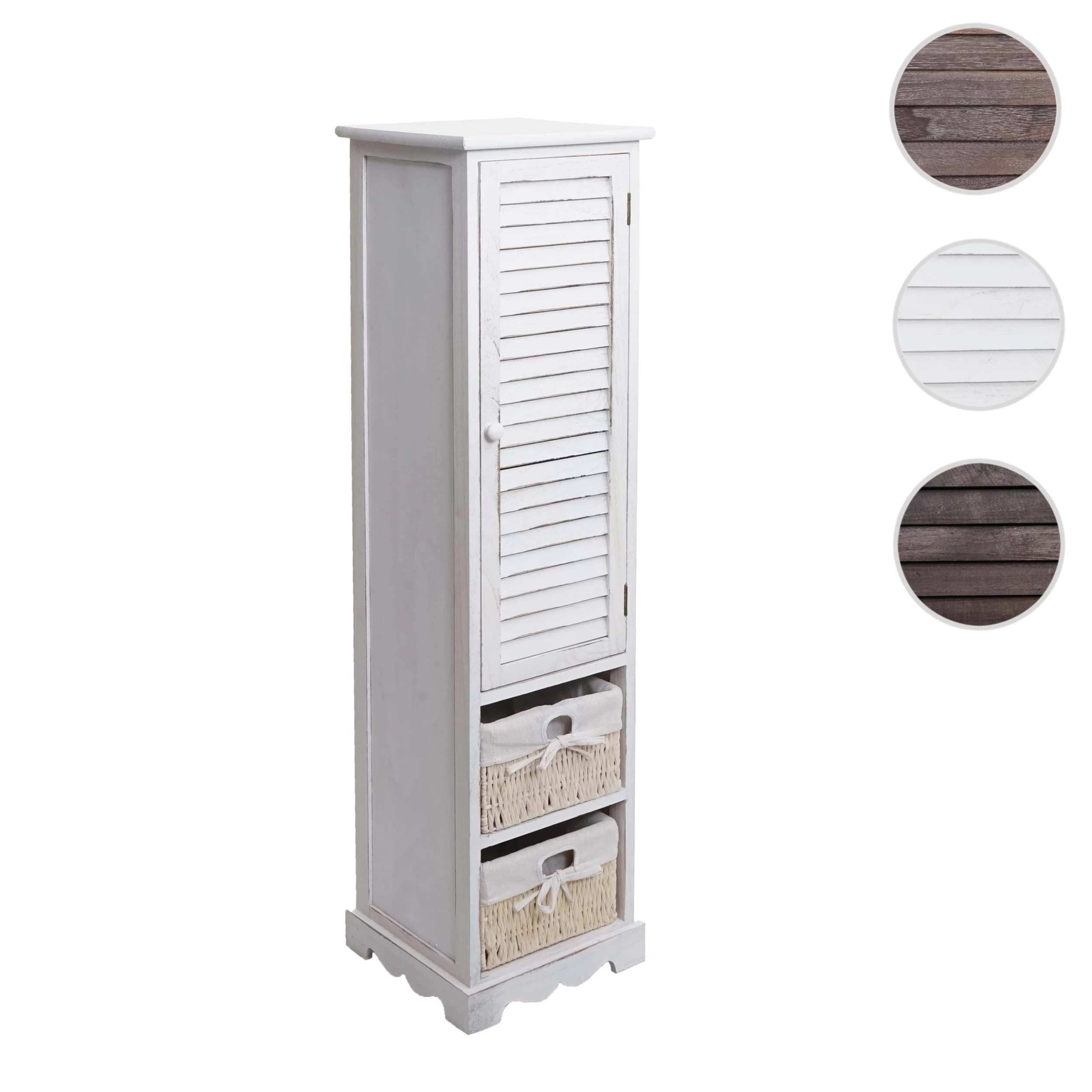 Badezimmerkommode H20, Shabby Weiß – Bild 8