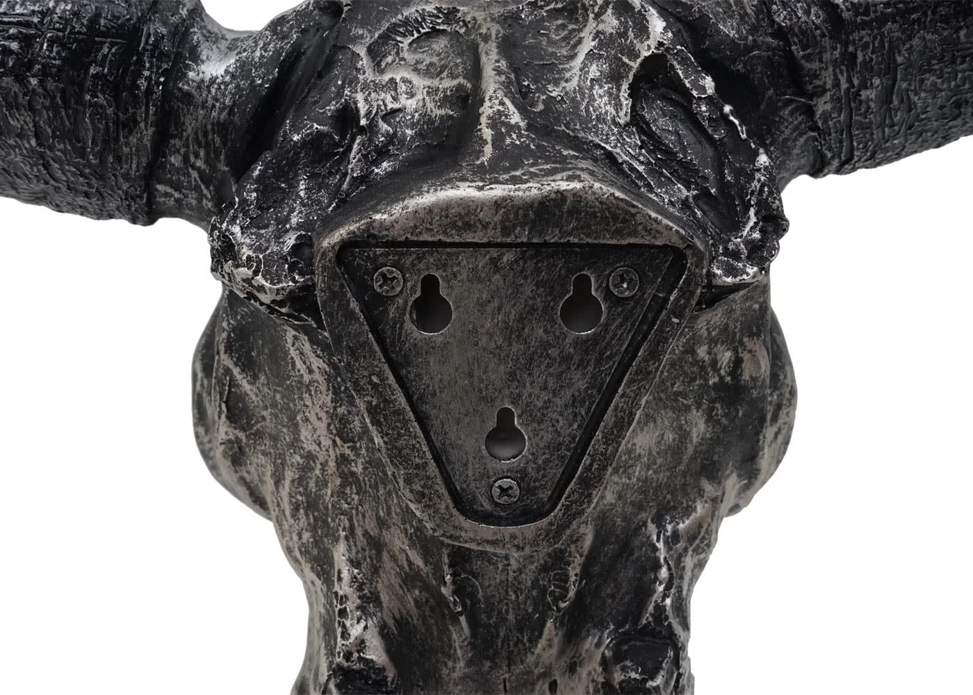 Deko Schädel T454 Stier, Silberfarben – Bild 6