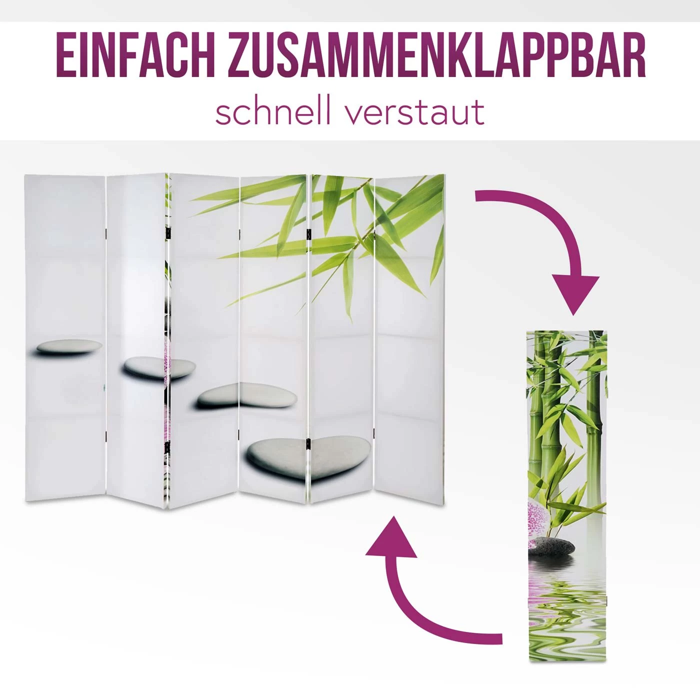 Foto-Paravent Bagheria, 180x240cm – Bild 3