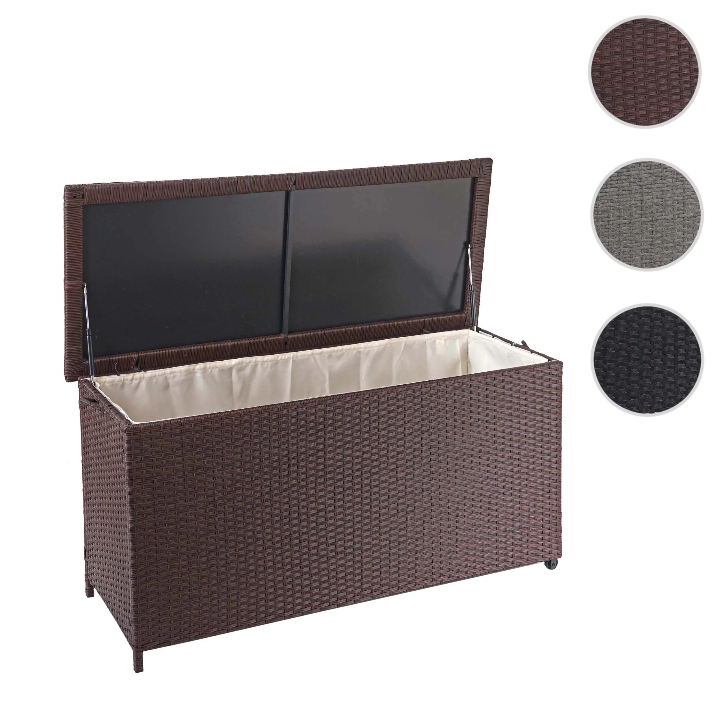 Kissenbox D88, Premium Braun, 63x135x52cm 320l – Bild 7