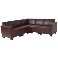 Modular Sofa-System Moncalieri 5, Rot-braun