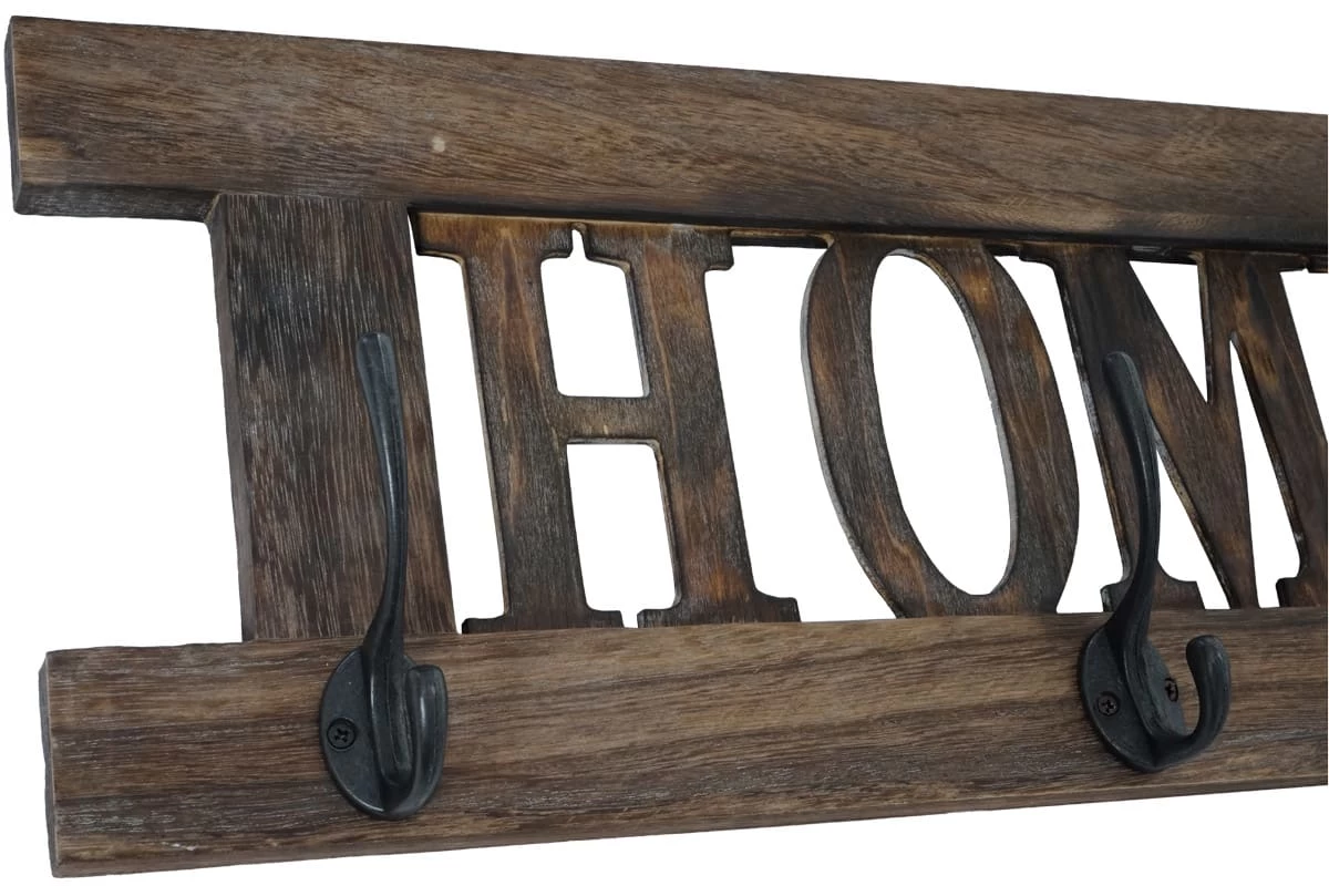 Wandgarderobe C60 Home Im Shabby-Look, Braun, Shabby – Bild 5