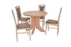 Essgruppe (5teilig) Paulina In Braun