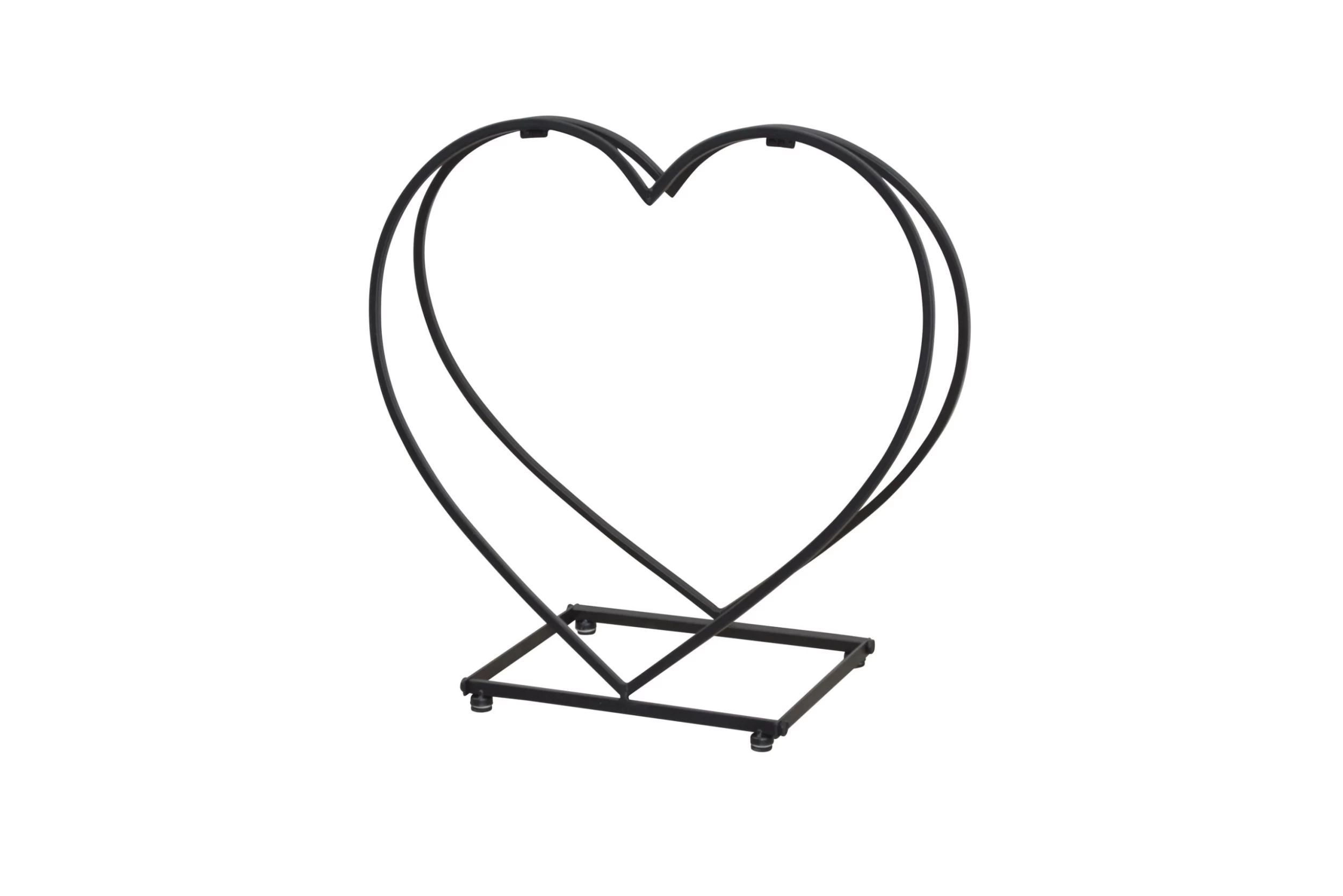 Metallregal Herz In Schwarz – Bild 3