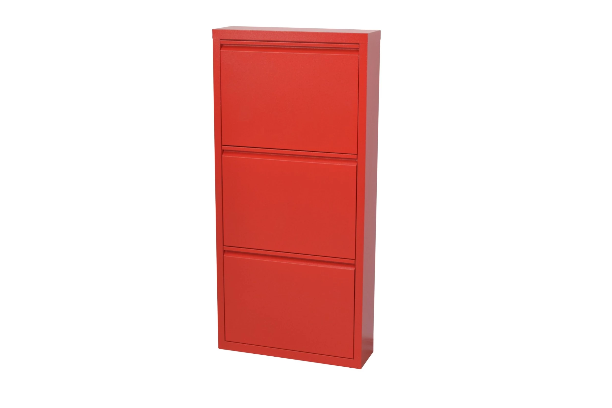 Schuhkipper Mit 3 Klappen Holger In Rot – Bild 2