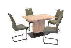 Tischgruppe- 5teilig Benjamin In Stühle Grün