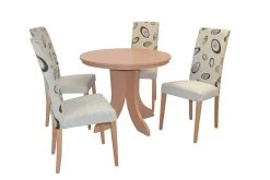 Tischgruppe- 5teilig Klara In Beige