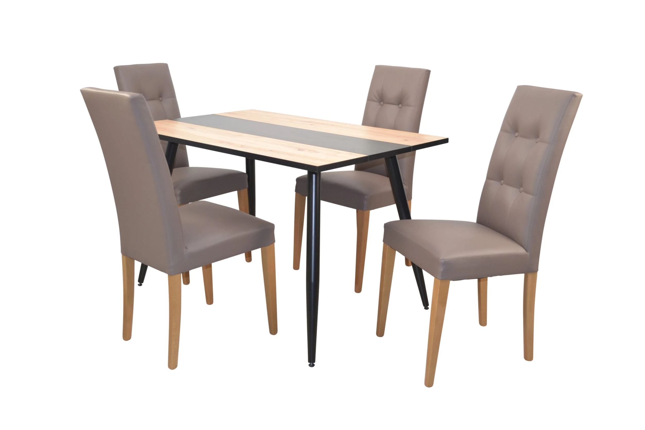 Tischgruppe- 5teilig München In Braun