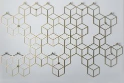 Wandgarderobe Diam In Goldfarben