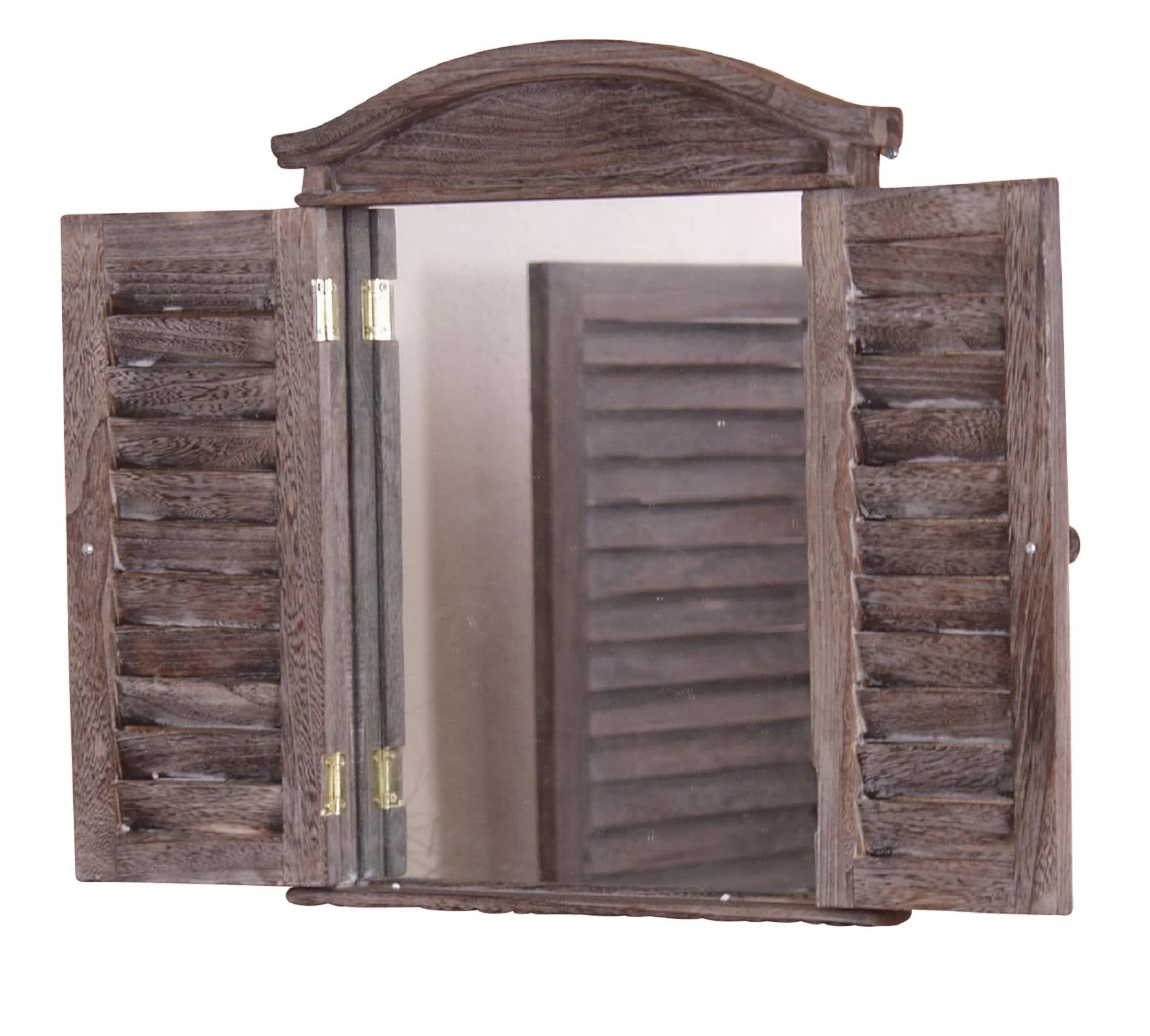 Wandspiegel Spiegel In Used-look Braun