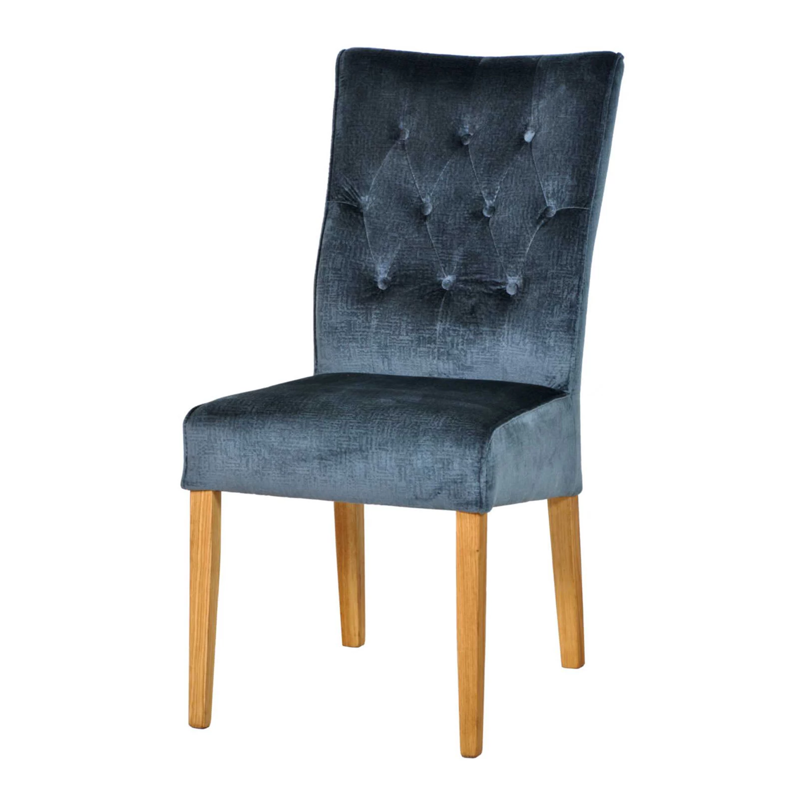 2er Set: Polsterstuhl Frank In Blau (B) 48 X (H) 98 Cm