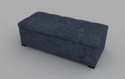 Sitzbank Albatros Mit Stauraum Blau