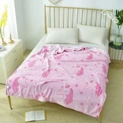 Kuscheldecke Einhorn, Fleece, 150 X 200 Cm Von Pötter