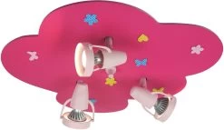 Deckenlampe Blumenwiese, Magenta