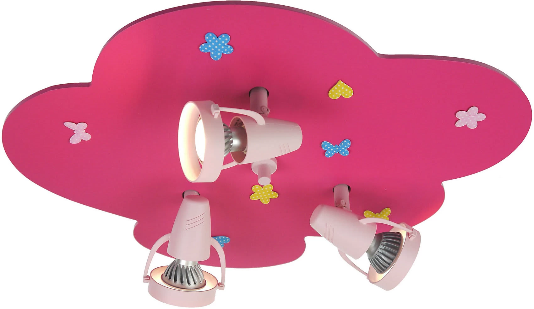 Deckenlampe Blumenwiese, Magenta