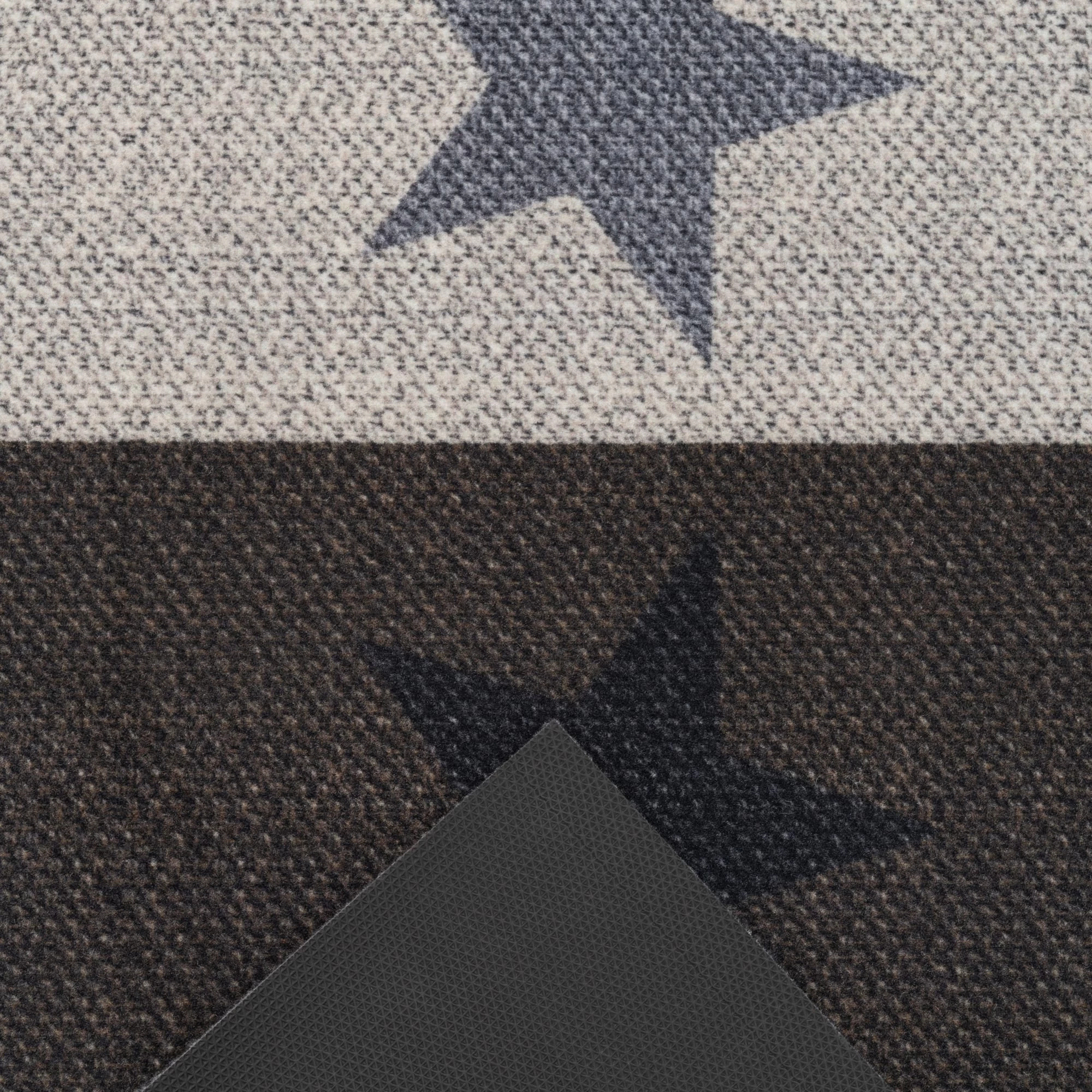 Küchenläufer Teppich Trendy Modern Stars In Antraciet – Bild 4