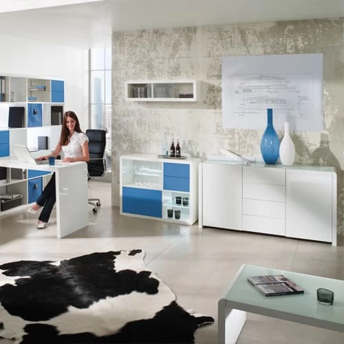 Schubladencontainer "Atlanta" In Weiß - (B) 55 X (H) 34 X (T) 38cm – Bild 4