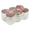 6er-Set: Einmachgläser In Transparent/ Bunt - 540 Ml