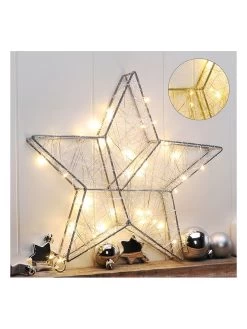 LED-Dekoleuchte "Star" In Warmweiß - (B)30 X (H)30 Cm