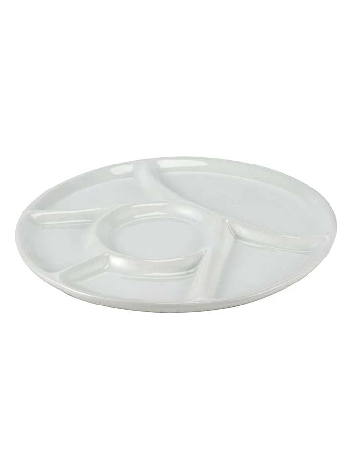 Servierteller In Weiß - Ø 23 Cm