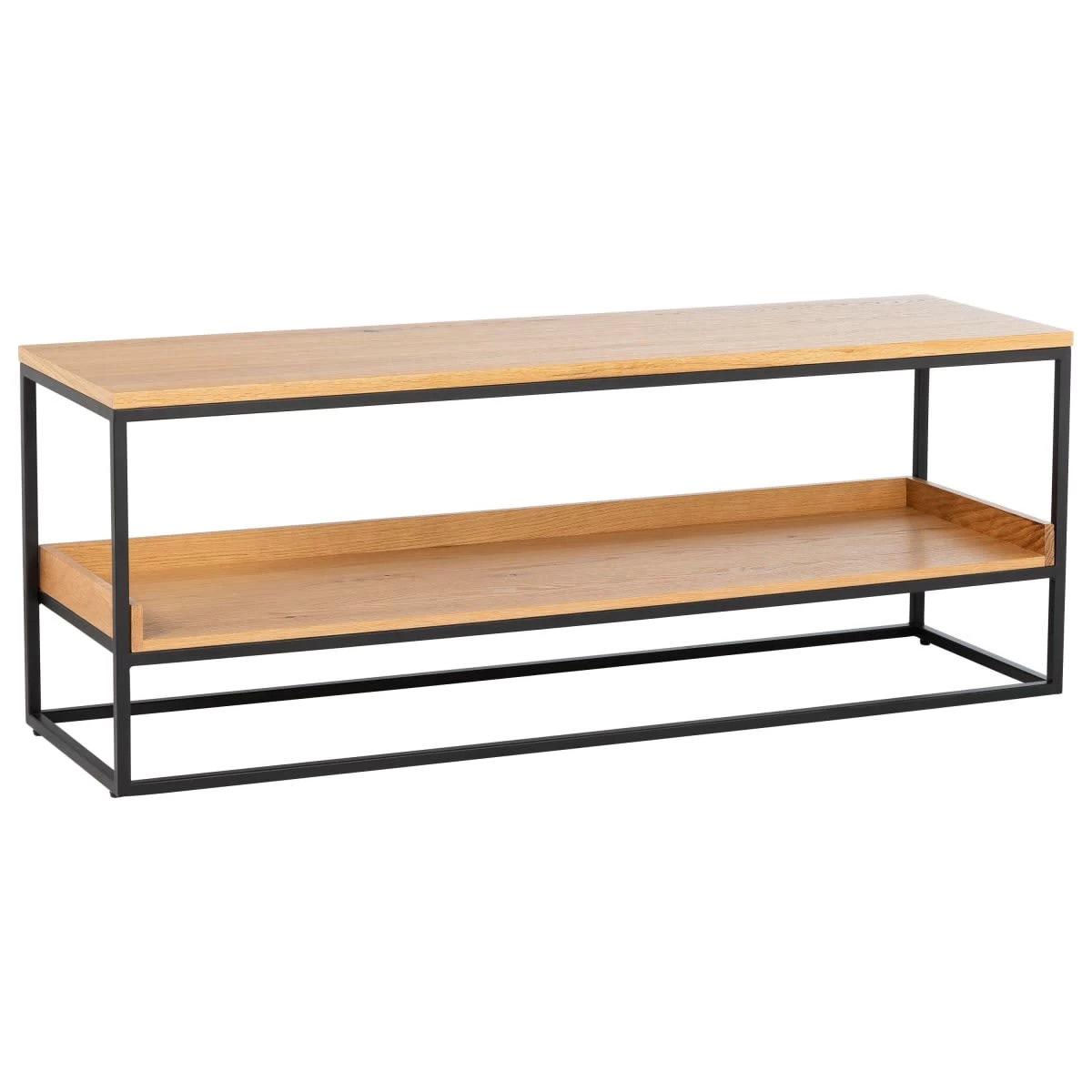 Lowboard Bergen, Natur/Schwarz – Bild 2