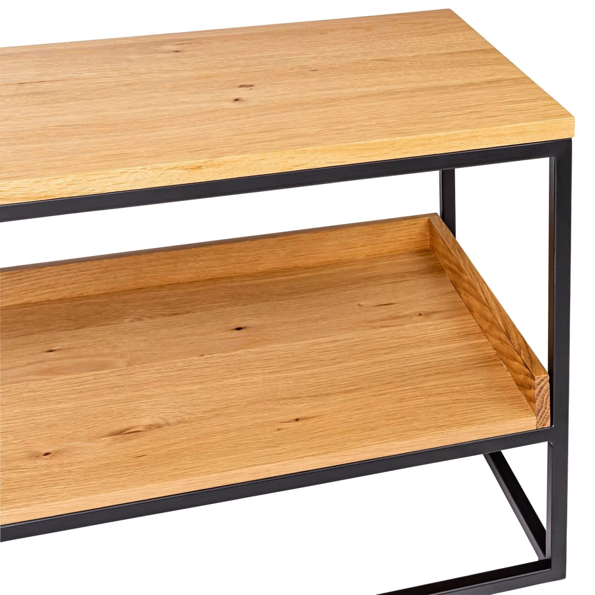 Lowboard Bergen, Natur/Schwarz – Bild 5