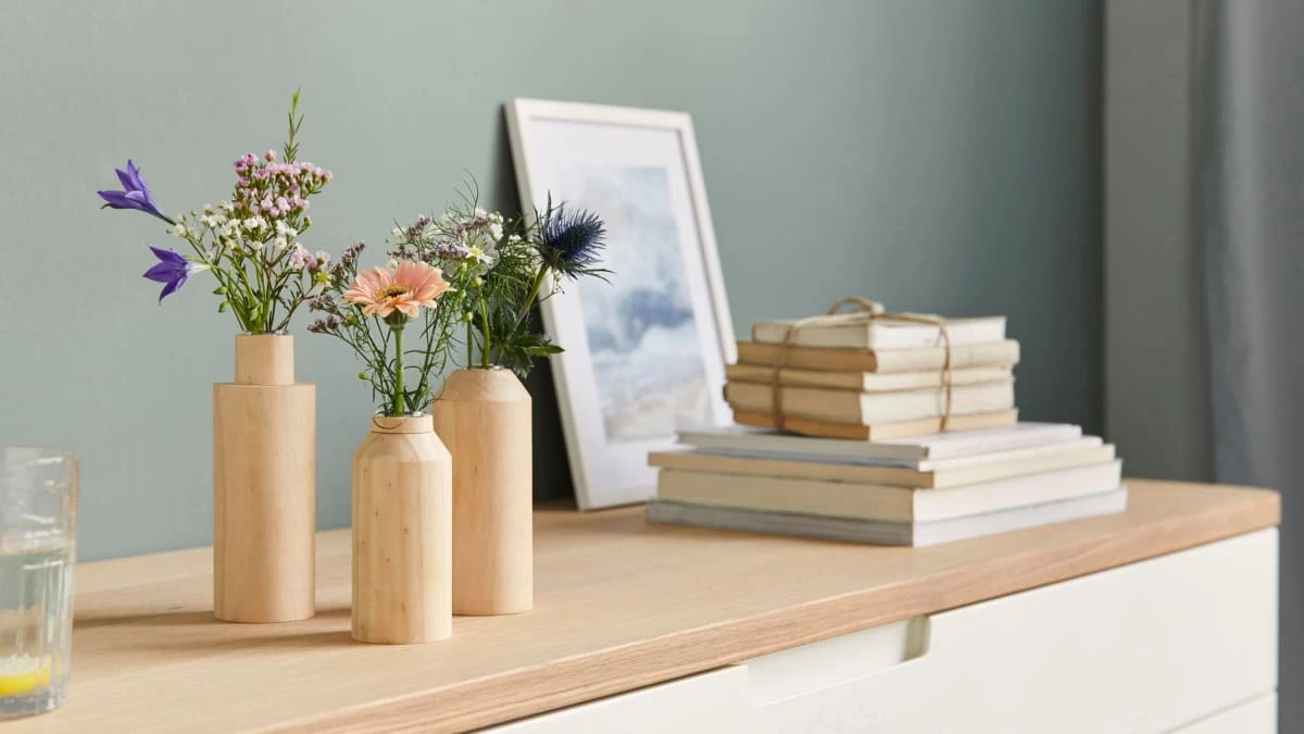 Vasen-Set, 3-tlg. Caitlyn, Natur – Bild 2