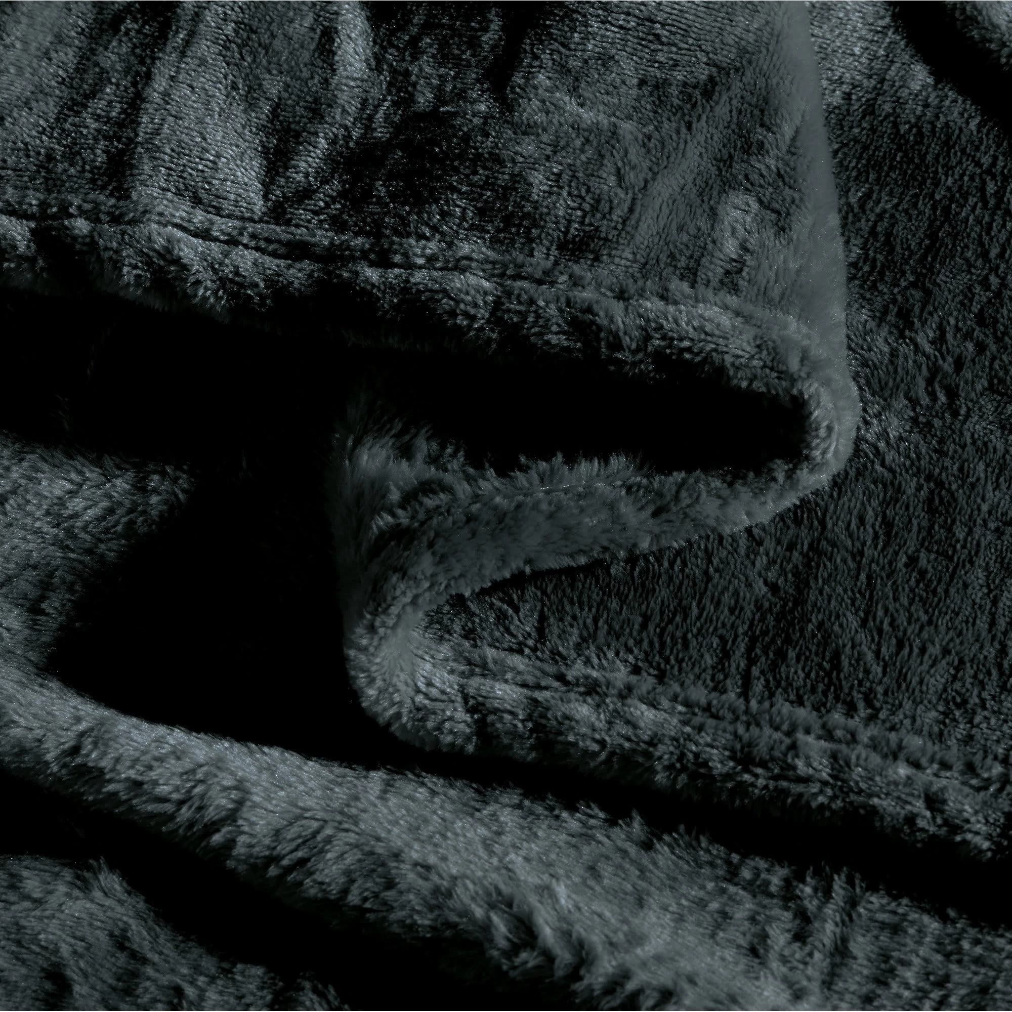 Fleece Wohndecke 10er-Pack In Anthrazit – Bild 2