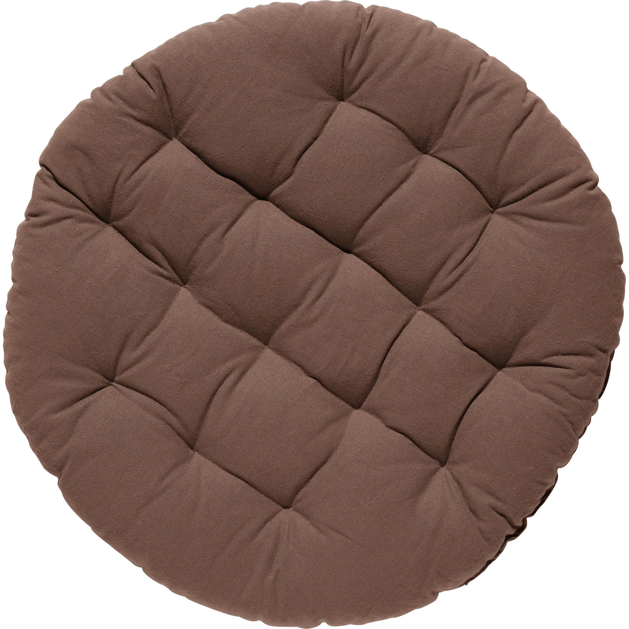 Stuhlkissen Rund 2er-Pack In Braun – Bild 2