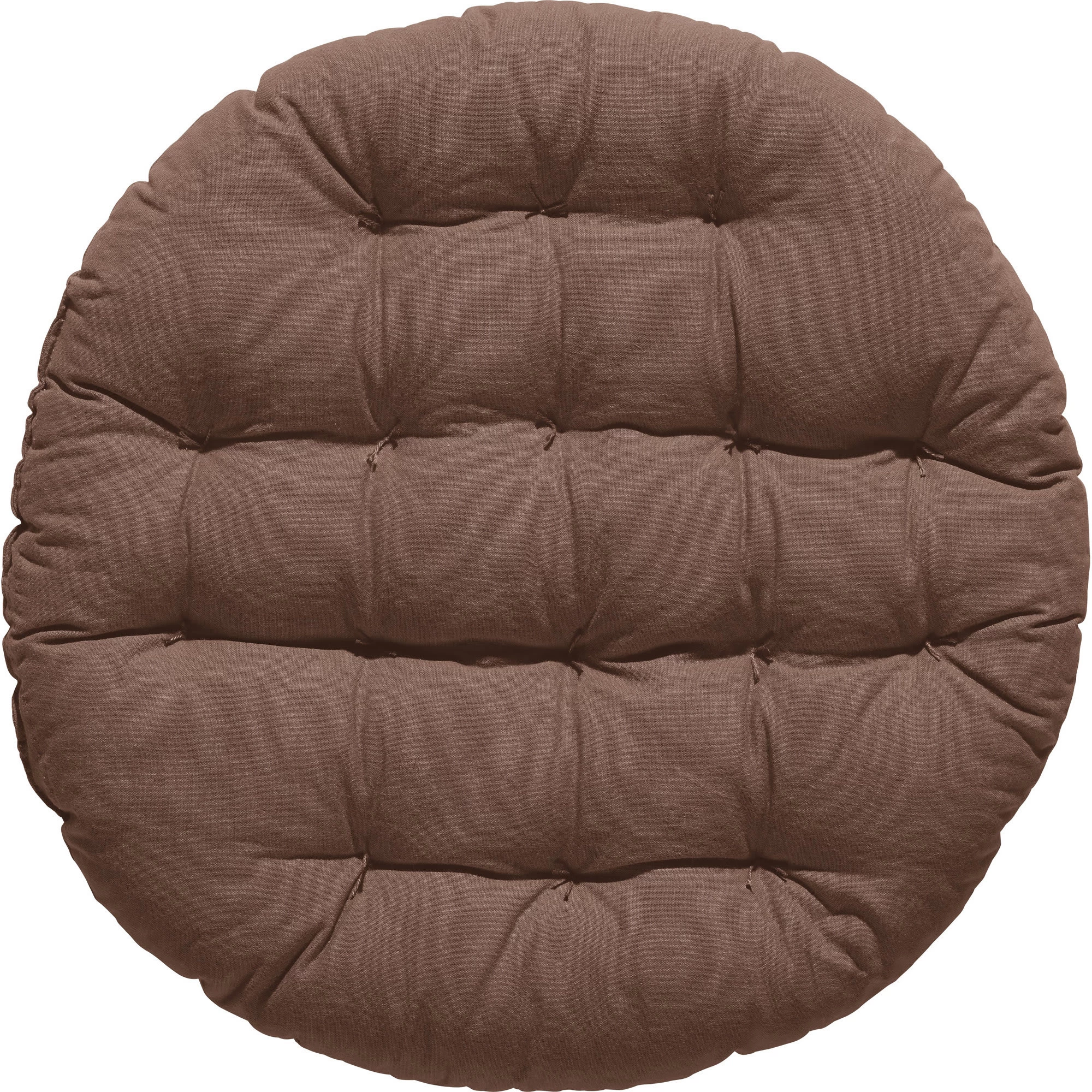 Stuhlkissen Rund 2er-Pack In Braun – Bild 3