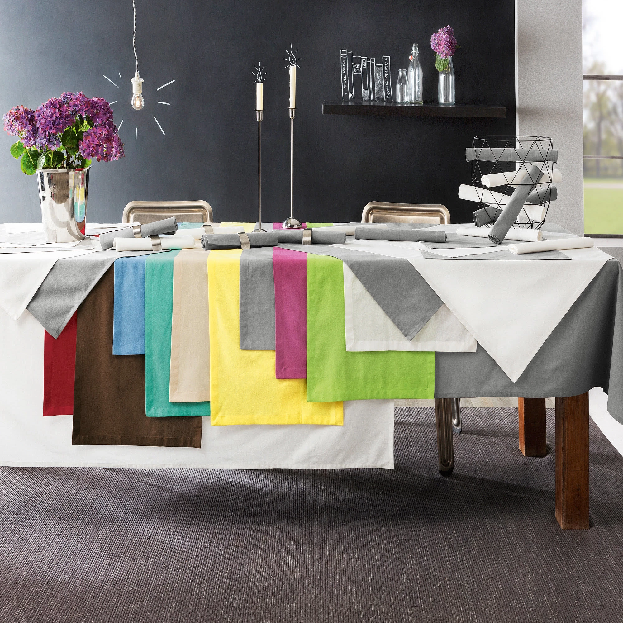 Tischdecke Seattle In Taupe – Bild 2