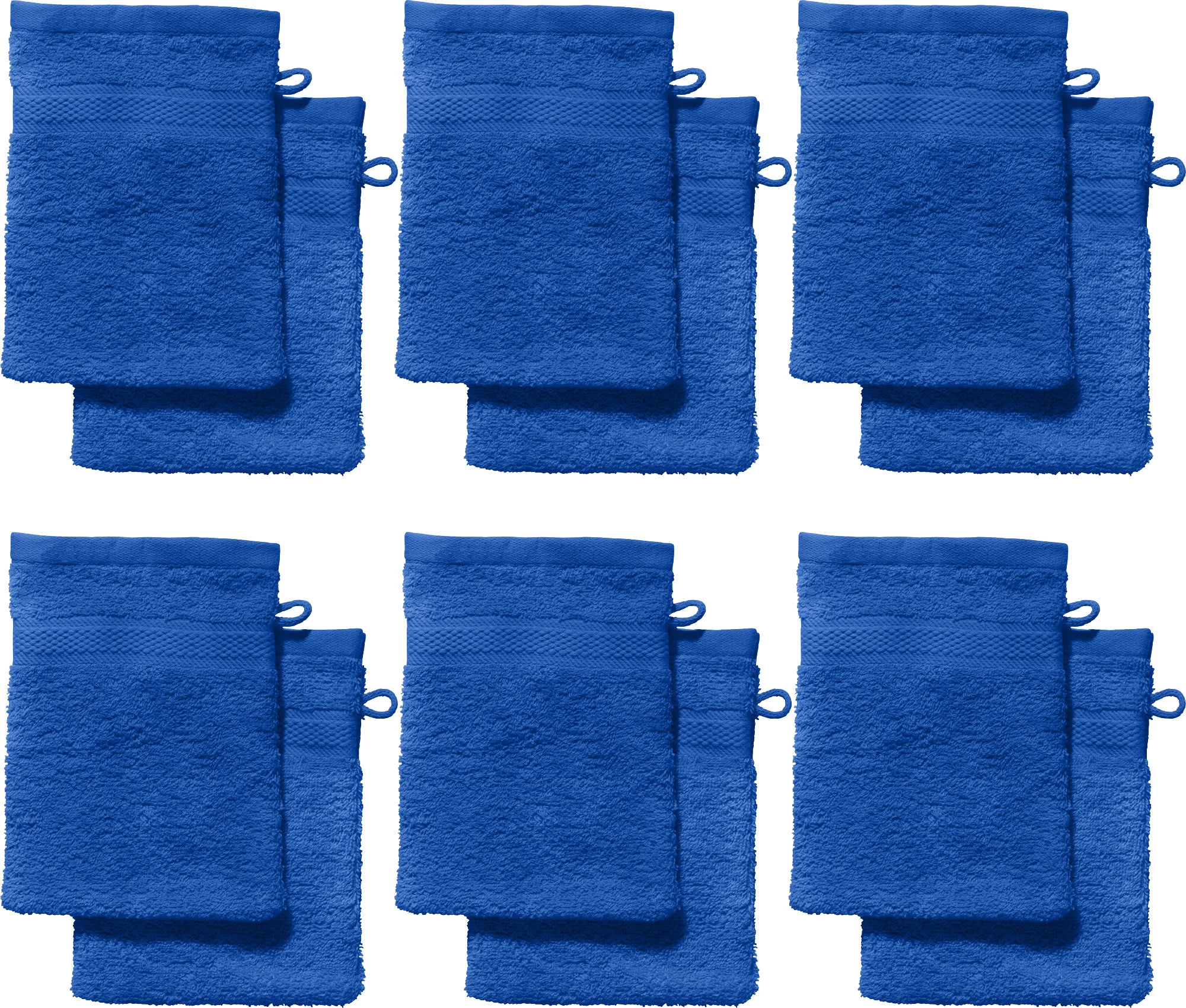 Waschhandschuh 12er-Pack Chicago In Royalblau
