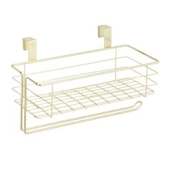 1 X Einhängekorb In Gold - (B)31x (H)18 X (T)17 Cm