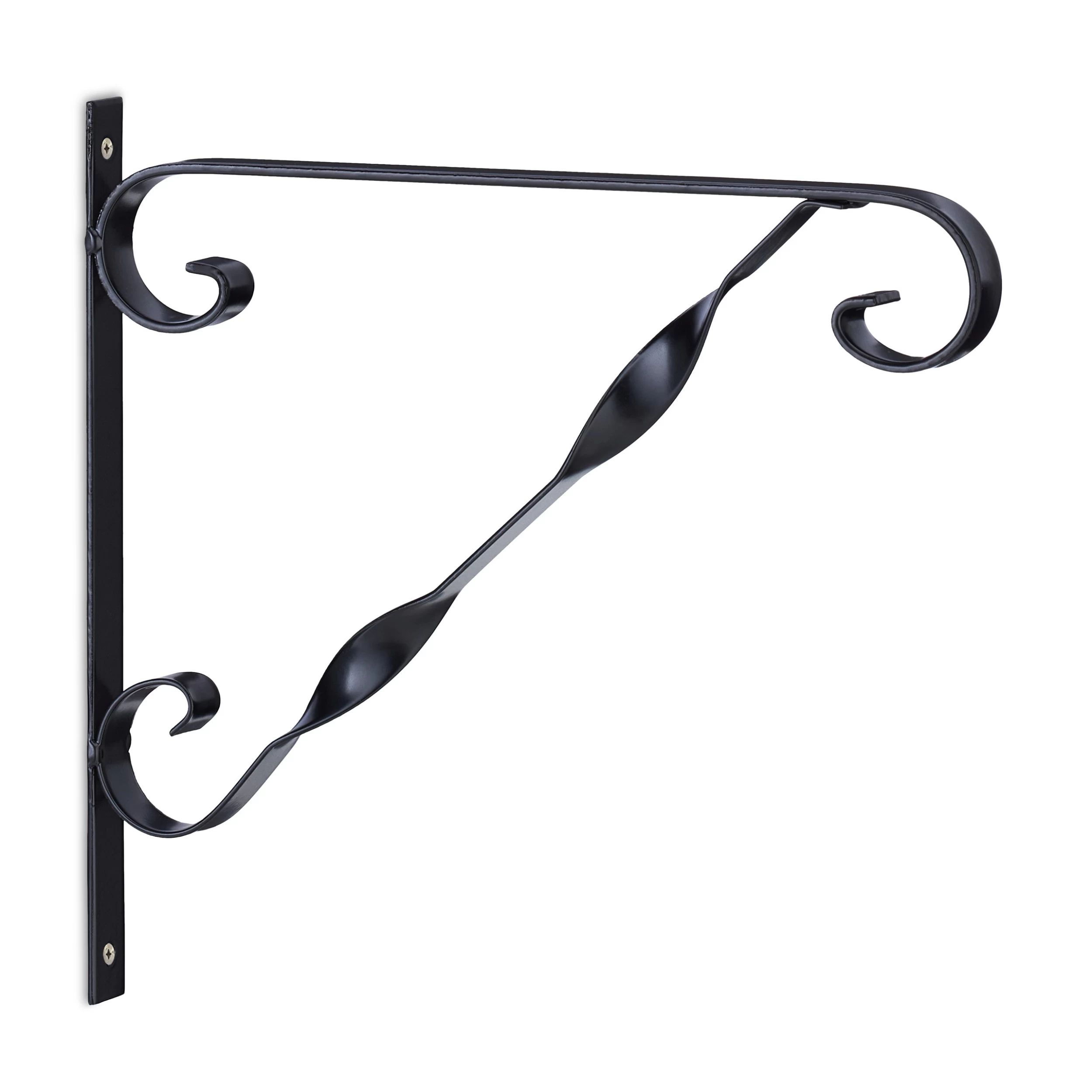 2 X Blumenampel-Halterung In Schwarz