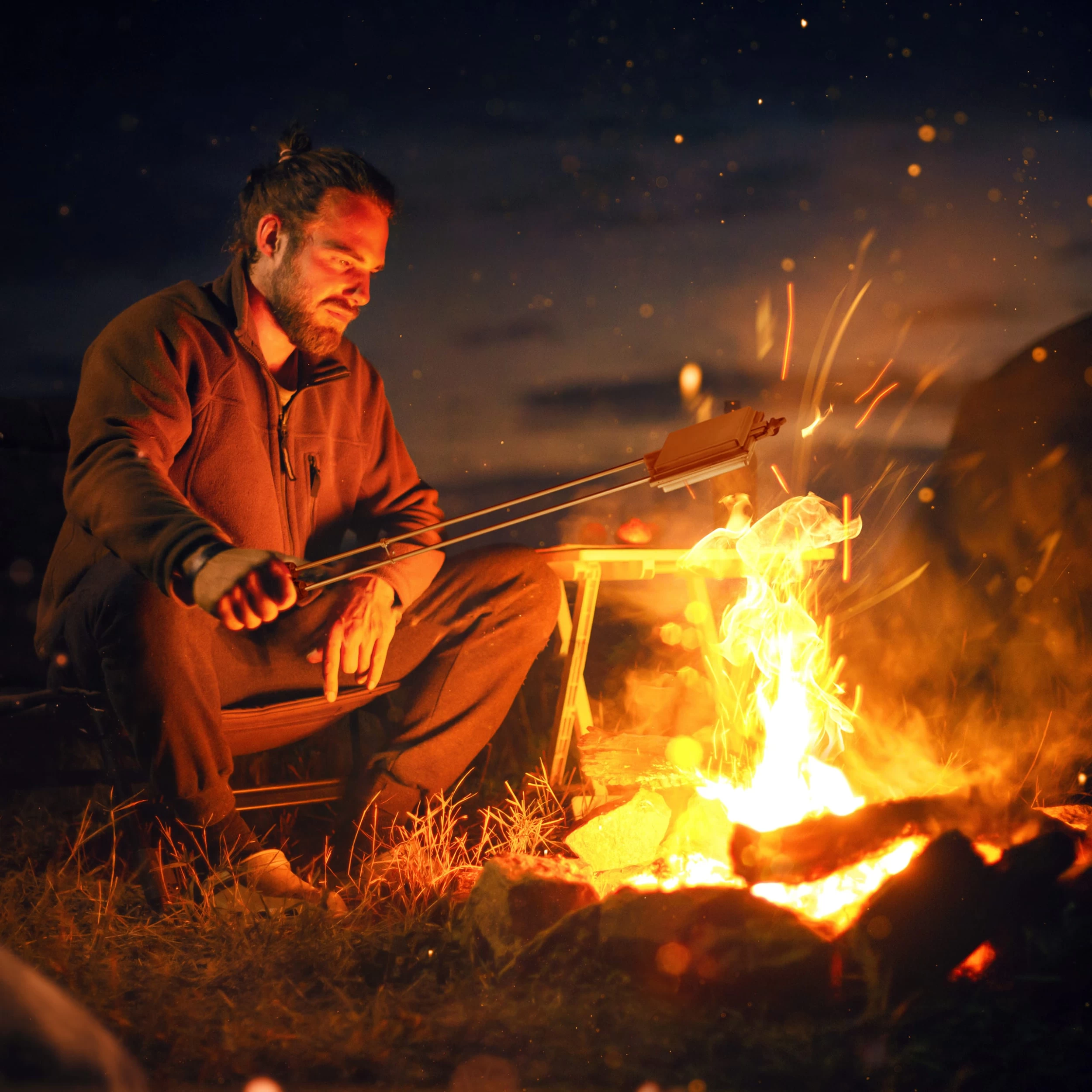 2 X Sandwicheisen In Silber – Bild 2