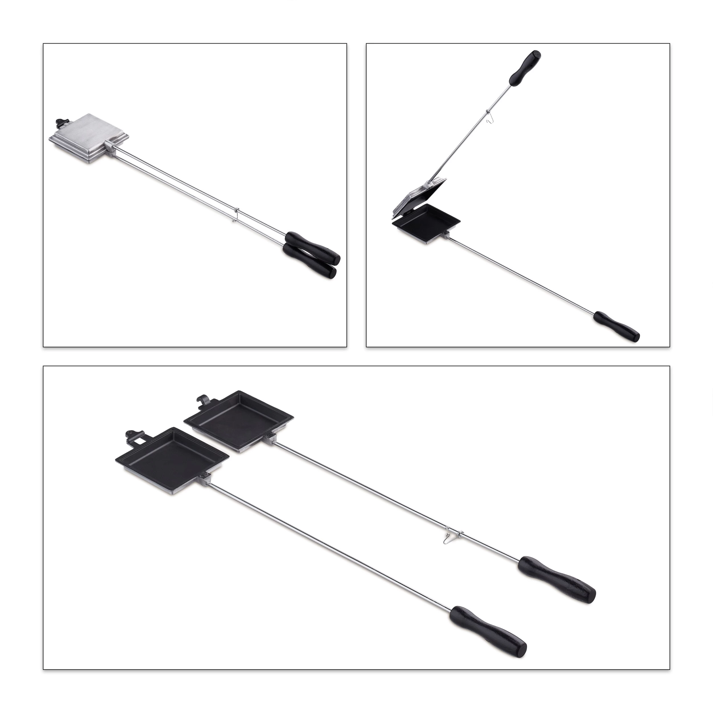 2 X Sandwicheisen In Silber – Bild 6