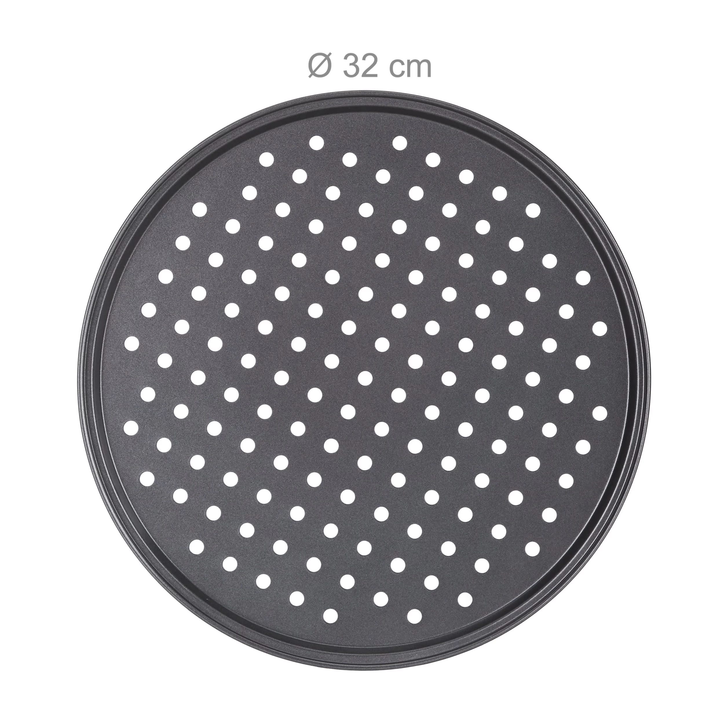 20x Pizzablech In Grau - Ø 32 Cm – Bild 4