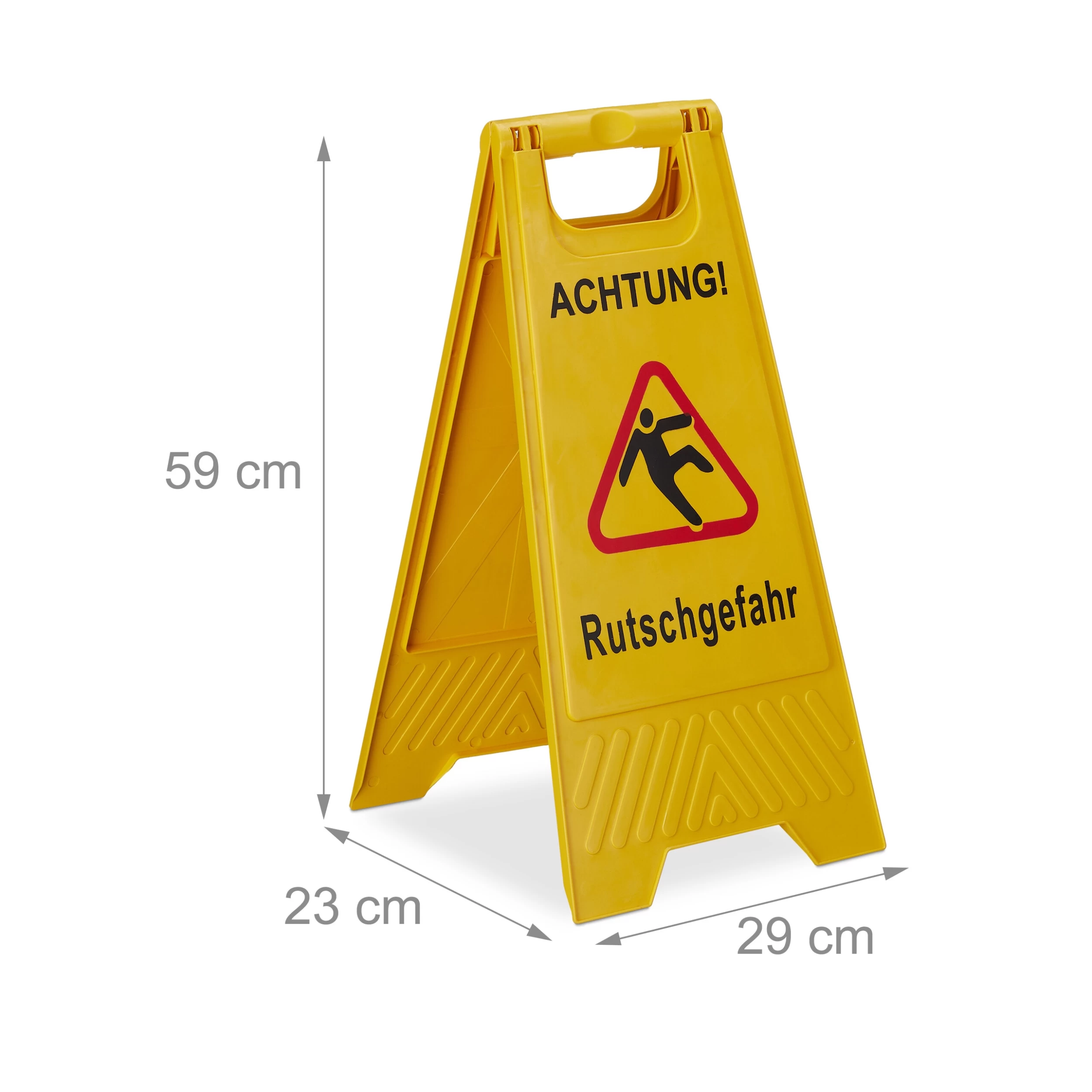 2x Rutschgefahr Aufsteller In Gelb – Bild 4