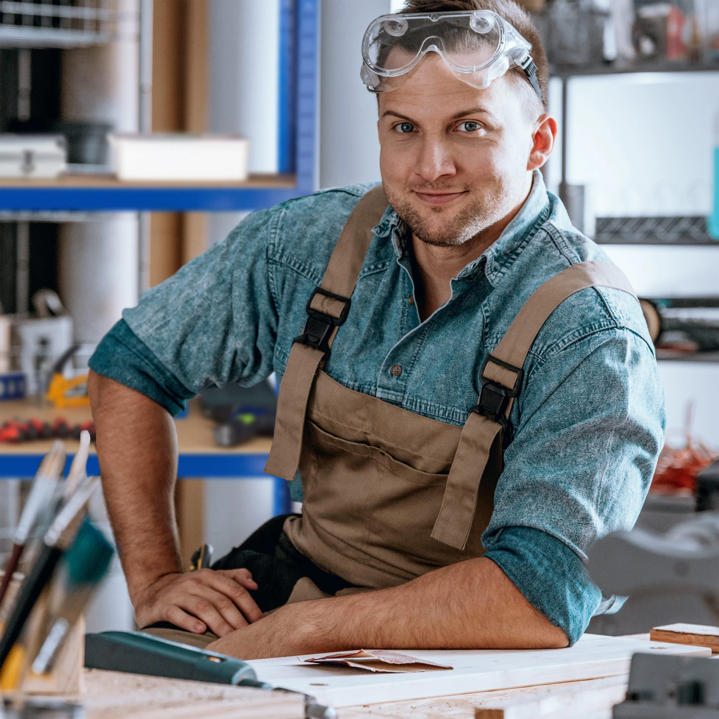 2x Schwerlastregal In Blau - (B)90 X (H)180 X (T)45 Cm – Bild 3