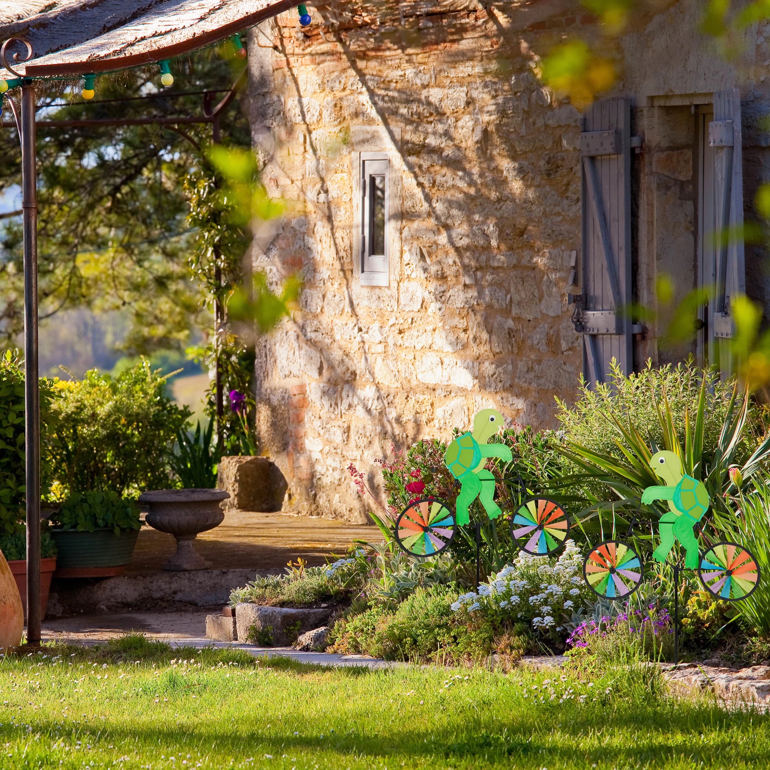 2x Windrad "Schildkröte" In Bunt - (B)51,5 X (H)76,5 X (T)3 Cm – Bild 2