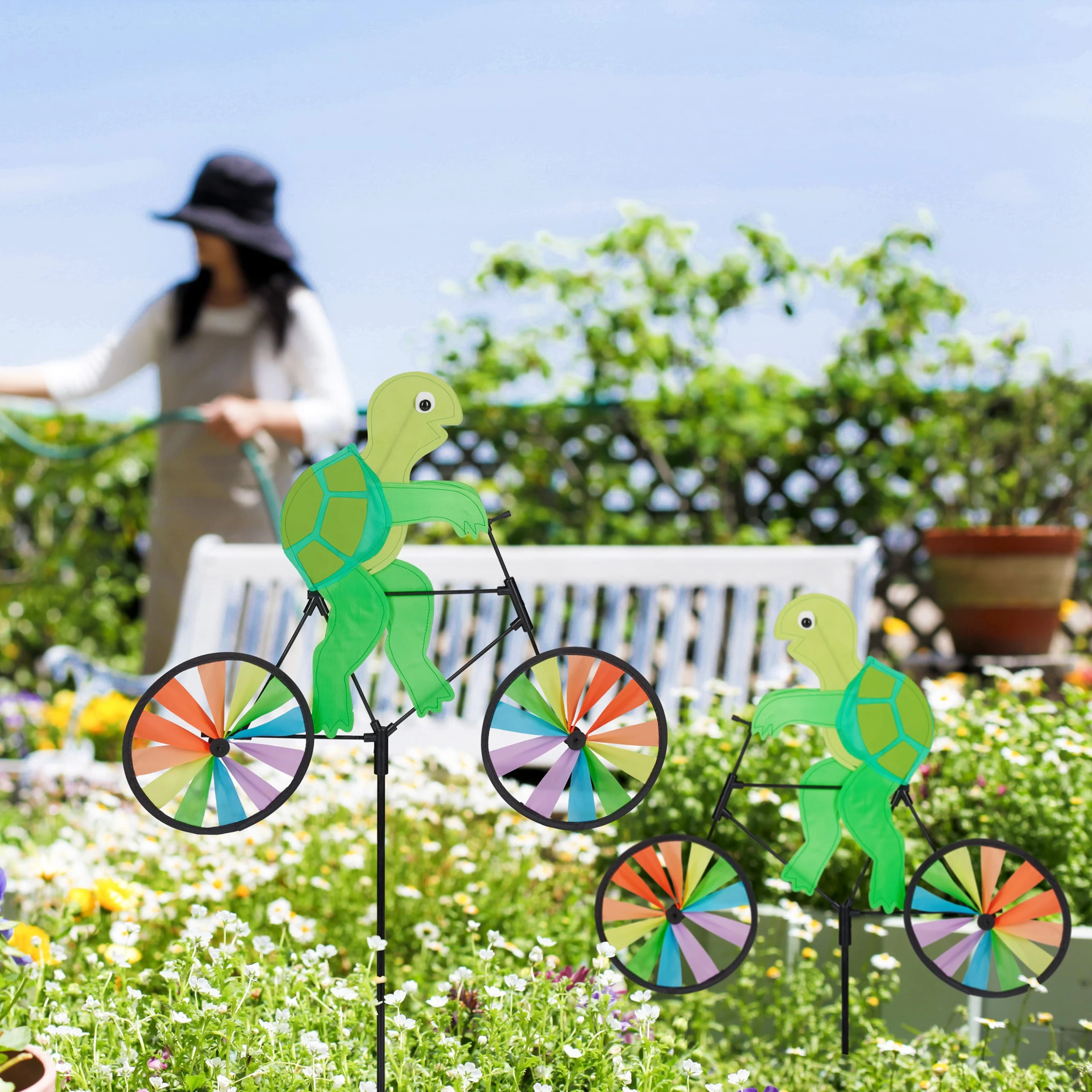 2x Windrad "Schildkröte" In Bunt - (B)51,5 X (H)76,5 X (T)3 Cm – Bild 3