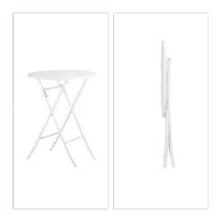 3 Tlg. Gartenmöbel Set In Weiß