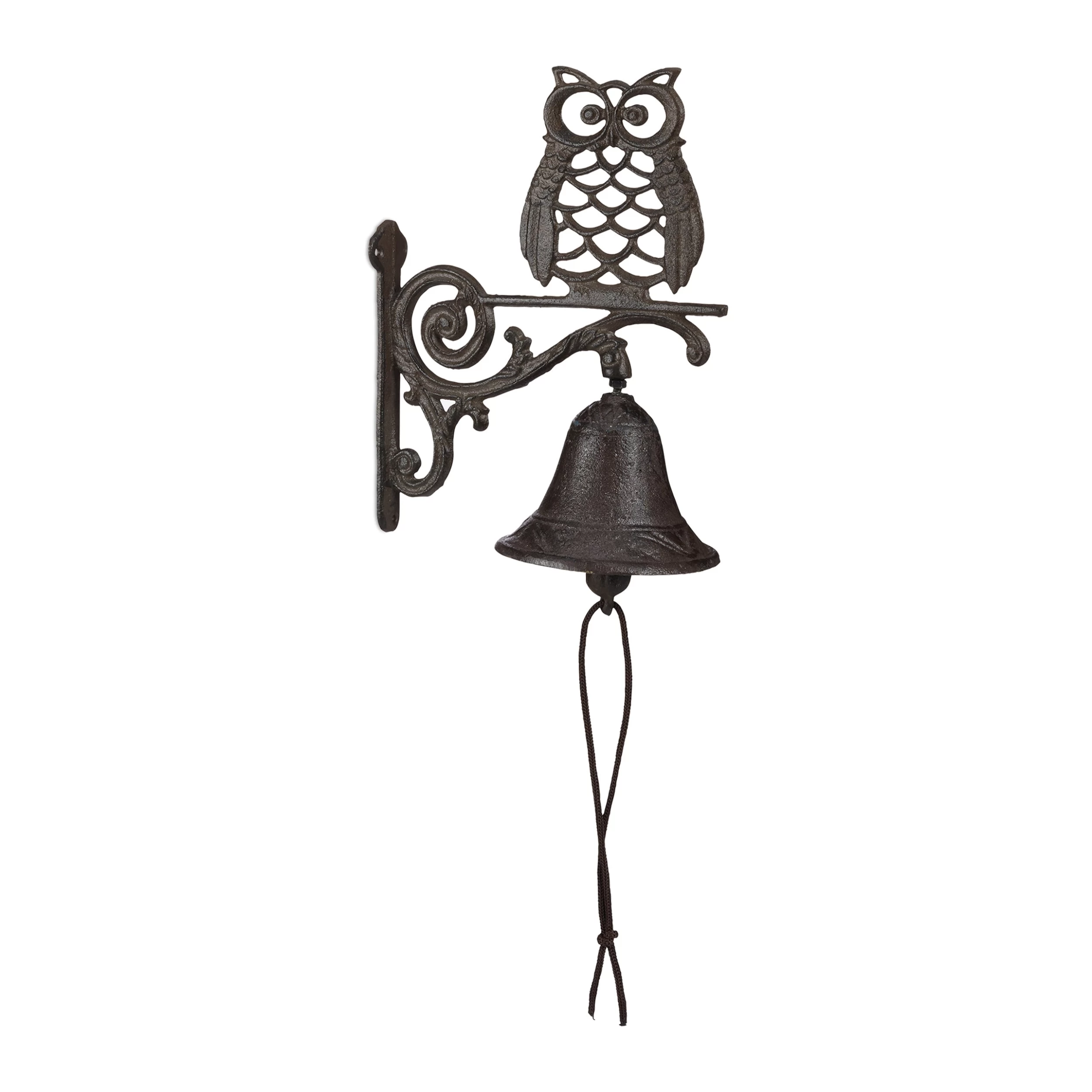 3 X Türglocke "Eule" In Dunkelbraun