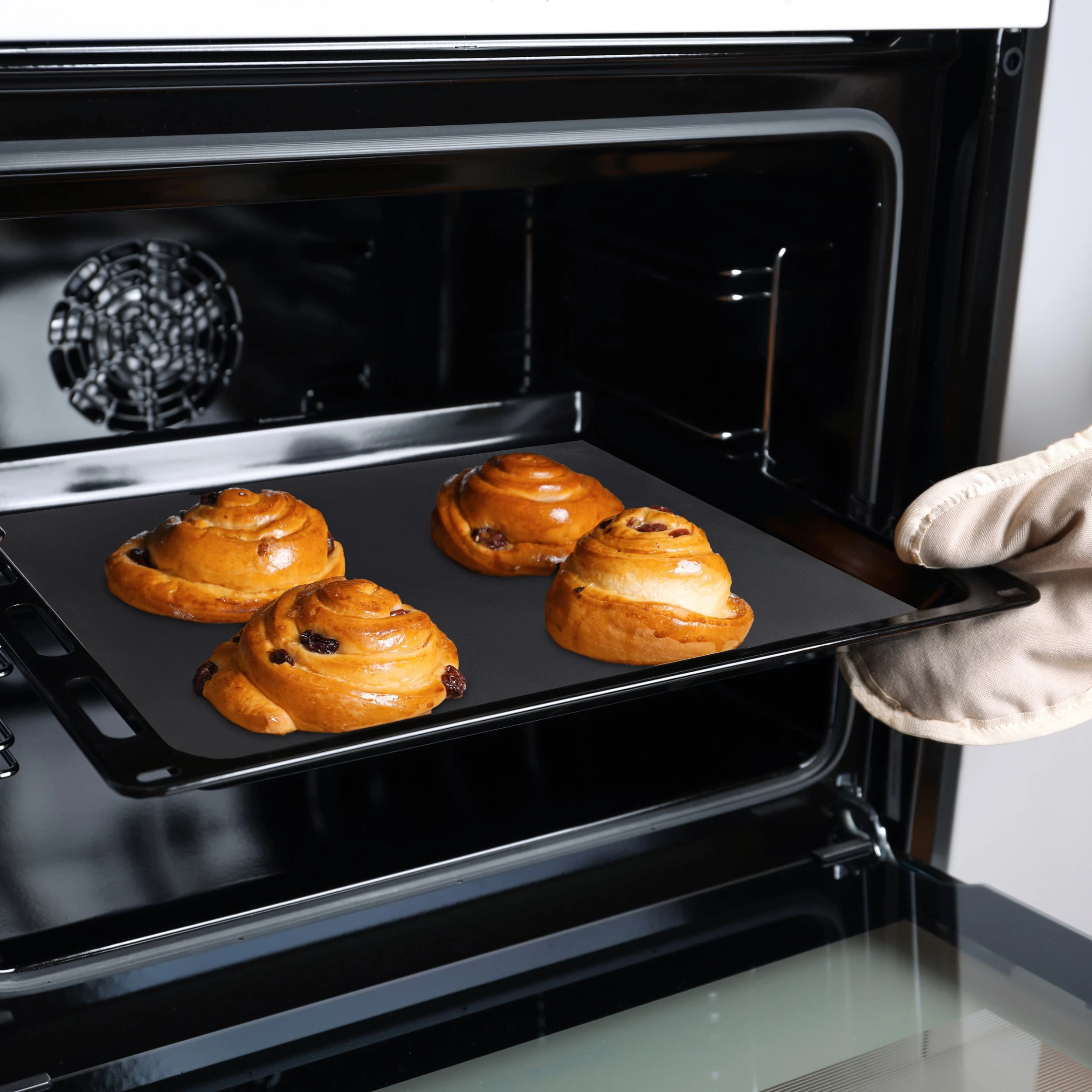 30 X Grillmatte In Schwarz - (B)50 X (T)40 Cm – Bild 3