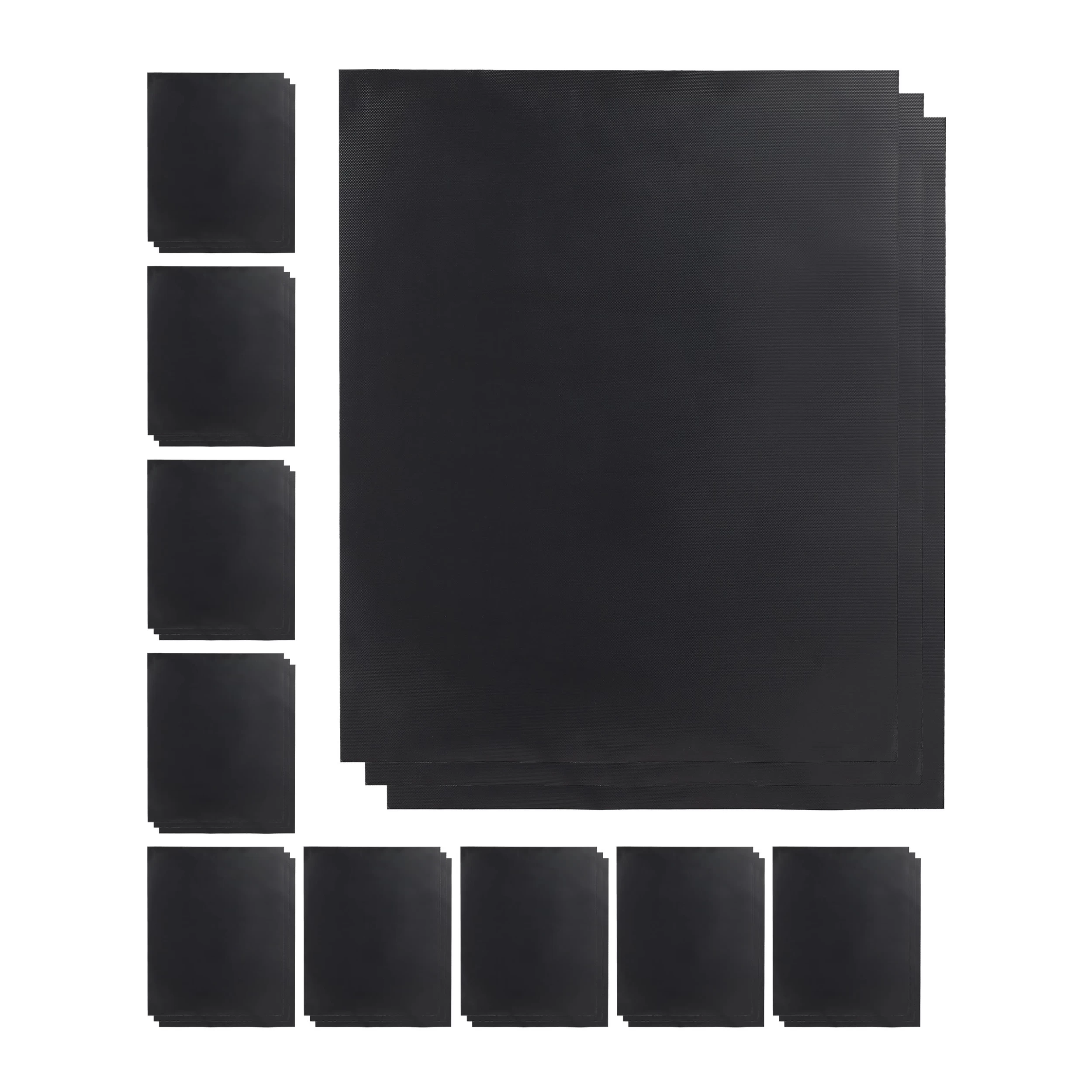 30 X Grillmatte In Schwarz - (B)50 X (T)40 Cm