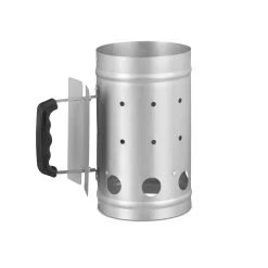 3tlg. Grill-Set In Schwarz/ Silber