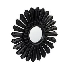 3x Dekospiegel In Schwarz - Ø 25 Cm