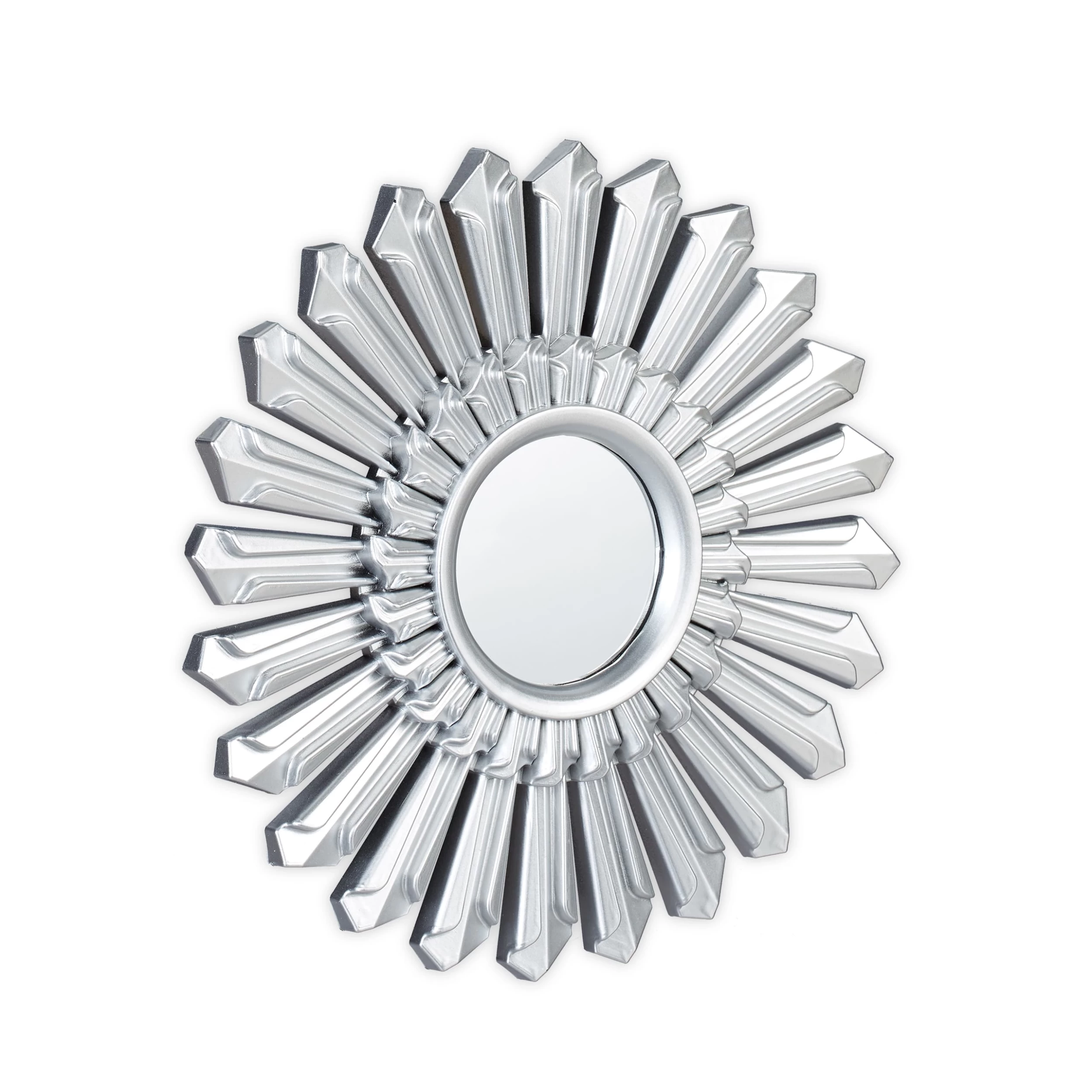 3x Dekospiegel In Silber - Ø 25 Cm
