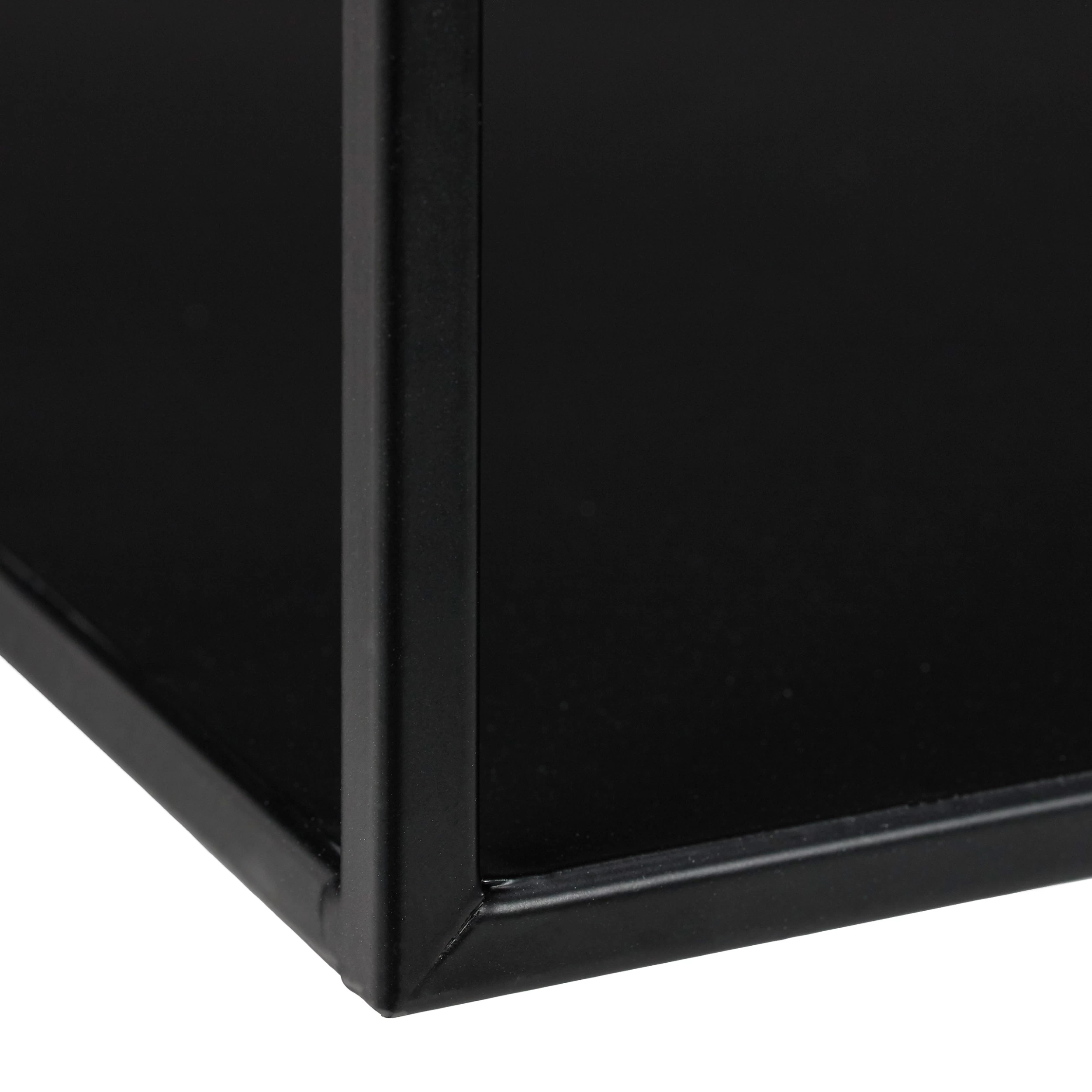 3x Wandregal In Schwarz - Verschiedene Größen – Bild 7